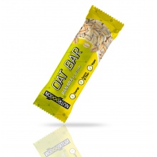 NUTRIXXION Energieriegel Oat - vegane Haferflockenriegel mit gezuckerten Ananasstückchen - Banane 20x50g Box